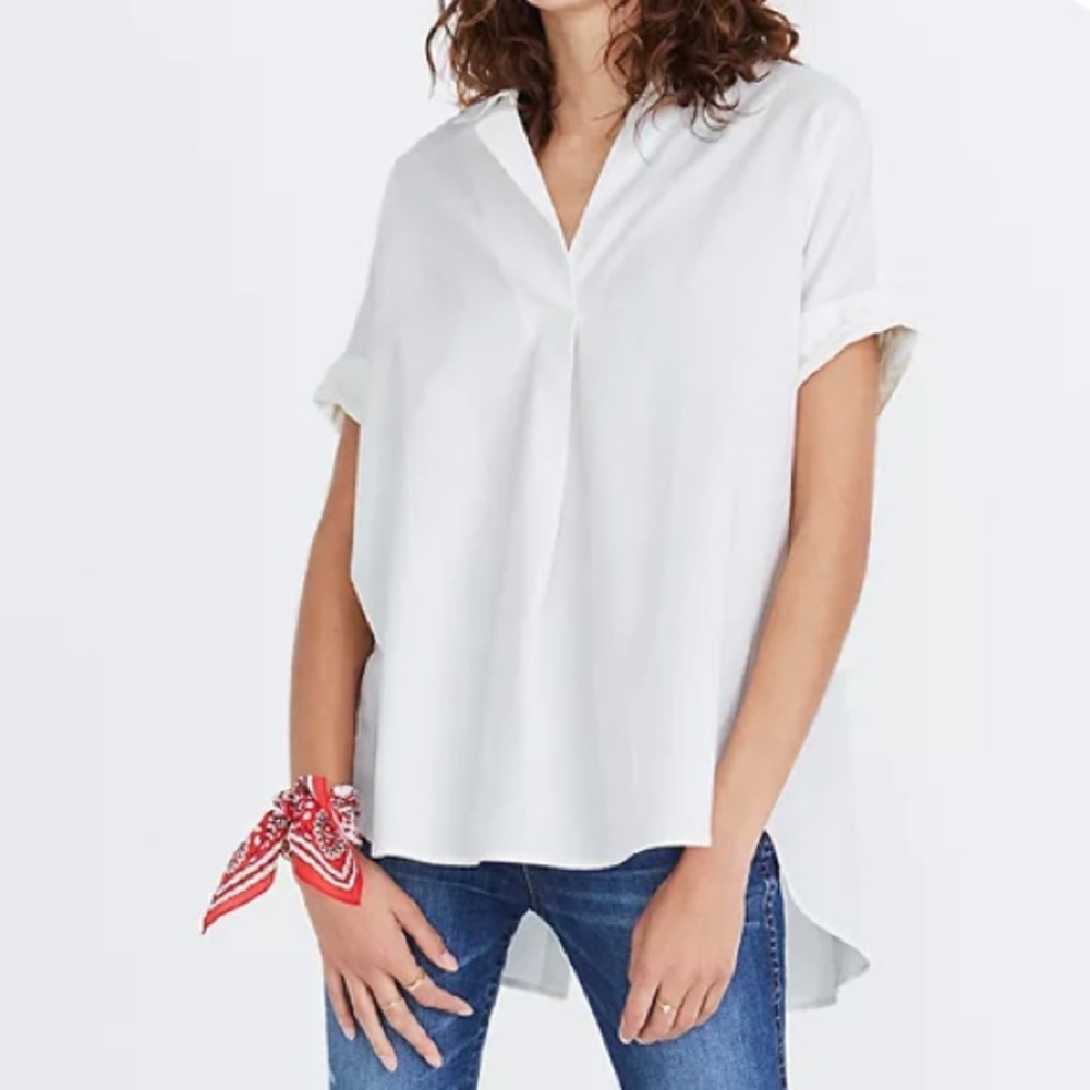 Madewell Courier Button-Back Shirt